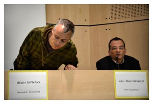 Taymans à gauche et Jean-Marc Huissoud