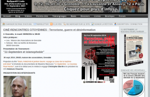 Annonce de la rencontre avec Oberlin sur le site de ReOpen911