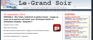 une information""reprise"" par le site d'extrême-droite LeGrandSoir