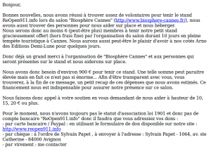 C'est à lui qu'il faut envoye l'argent.