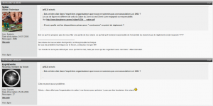 Capture sur le forum de ReOpen911