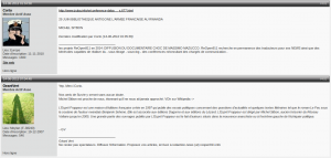 En 2012 sur le forum de ReOpen911, on apprend aussi qu'ils ont des amis dans l'association Survie