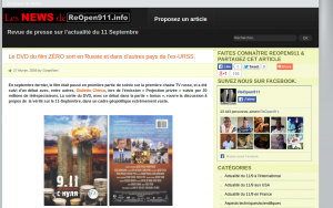 Le post de GeantVert sur ReOpen911